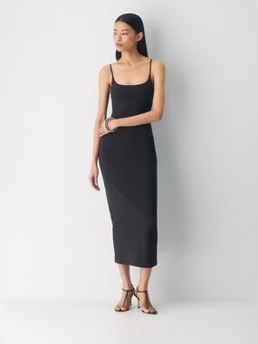 Aritzia Dresses | Aritzia - Babaton Long Sleeve Maxi Wrap Dress, Black, Size Small | Color: Black | Size: S | Livi_Oo's Closet